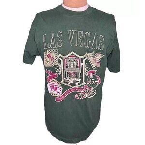 Vintage 90’s Las Vegas Gambling Capitol Of The World Single Stitch T Shirt